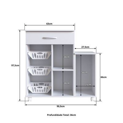 Ledian 2-Door Fruit Cabinet - With 2-Year Warranty