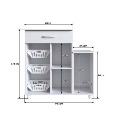 Ledian 2-Door Fruit Cabinet - With 2-Year Warranty