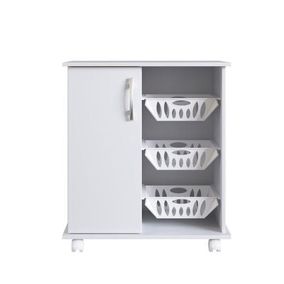 Ledian Single Door Fruit Cabinet - White