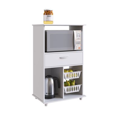 Wooper Fruit Cabinet - White - With 2-Year Warranty