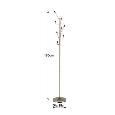 Barak Coat Hanger - Satin Nickel