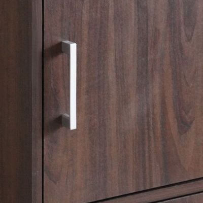 Carlotta 3-Door Storage Cabinet - Walnut - With 2-Year Warranty