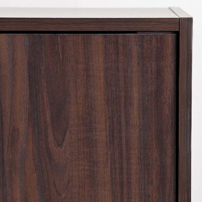 Carlotta 3-Door Storage Cabinet - Walnut - With 2-Year Warranty