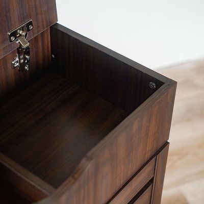 Lacey 2 Door Multipurpose Cabinet - Walnut