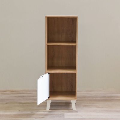 Kalum Display Cabinet - Sonoma Oak/White