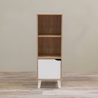 Kalum Display Cabinet - Sonoma Oak/White