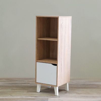 Kalum Display Cabinet - Sonoma Oak/White