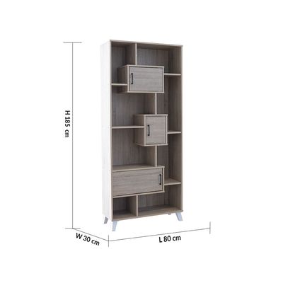 Verano Bookshelf - White Oak