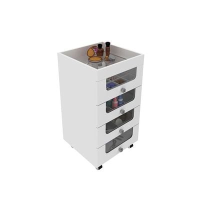 Eldon Make-Up Storage Cabinet - White - With 2-Year Warranty