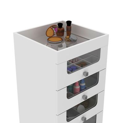Eldon Make-Up Storage Cabinet - White - With 2-Year Warranty