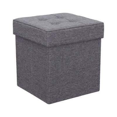 Eternal Folding Storage Ottoman - Grey 