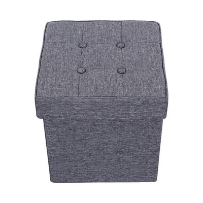 Eternal Folding Storage Ottoman - Grey 