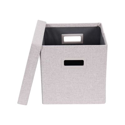 بيروس - صندوق تخزين قابل للطي - رمادي