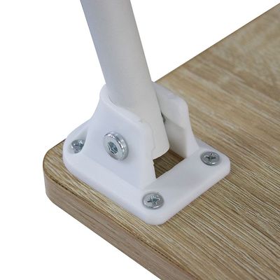 Wayne Folding Table  - Light Oak / White