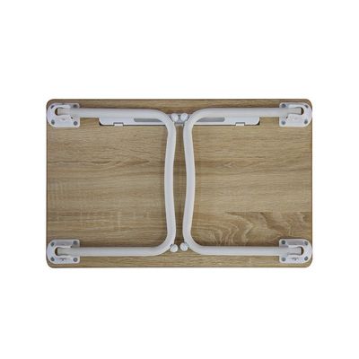 Wayne Folding Table  - Light Oak / White