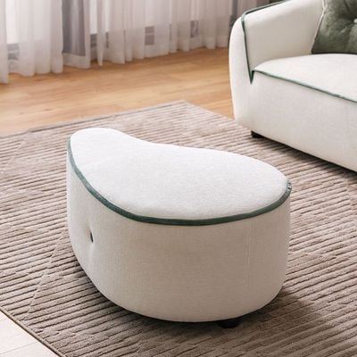 Tensor Fabric Stool - White - With 3-Year Warranty