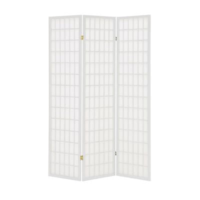 Mica  3 Panel Divider -White