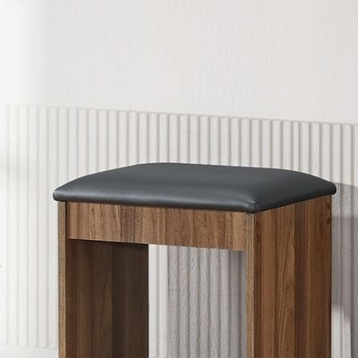 Supreme Stool for Dresser-Light Walnut