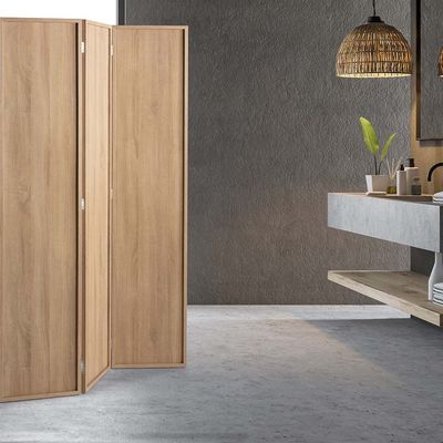 Weddel 3 Panel Divider - Oak 