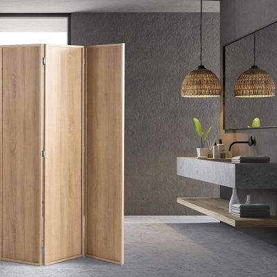 Weddel 3 Panel Divider - Oak 