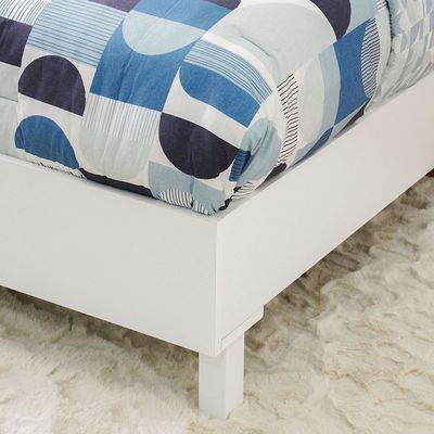 Brooklyn 120X200 Single Bed - White