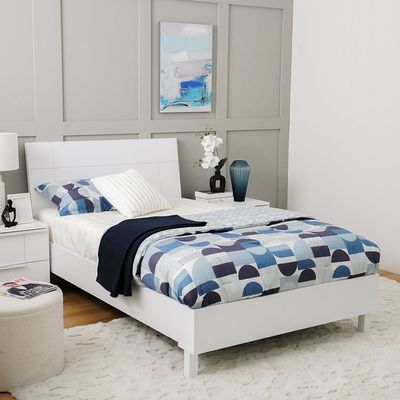 Brooklyn 120X200 Single Bed - White