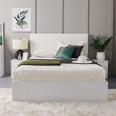 Astoria 120x200 Single Bedroom Set - White - With 2-Year Warranty