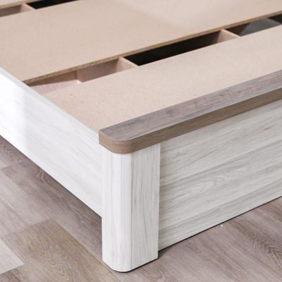 Olivos 120X200 Single Bed - Ash Grey / Oak