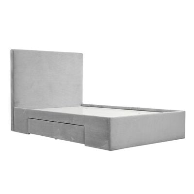 Wesley 120x200 Teen Single Bed with Drawers - Dark Grey - With 2-Year Warranty