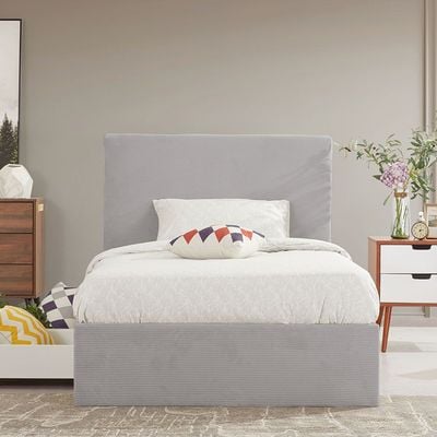 Wesley 120x200 Teen Single Bed with Drawers - Dark Grey - With 2-Year Warranty