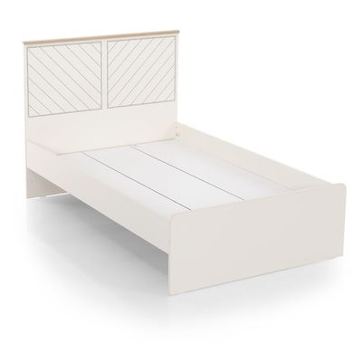 Oscar 120 x 200 Kids Single Bed - Beige Moonstone - With 5-Year Warranty