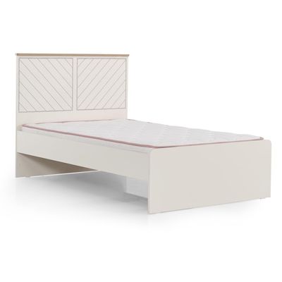 Oscar 120 x 200 Kids Single Bed - Beige Moonstone - With 5-Year Warranty