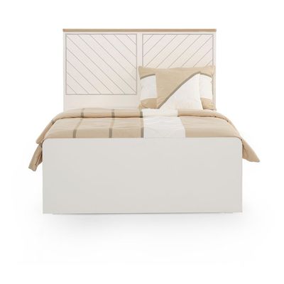 Oscar 120 x 200 Kids Single Bed - Beige Moonstone - With 5-Year Warranty