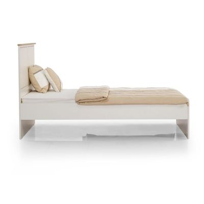 Oscar 120 x 200 Kids Single Bed - Beige Moonstone - With 5-Year Warranty