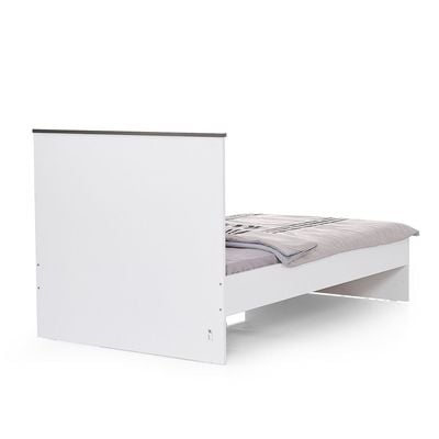 Oscar 120x200 Kids Single Bed - Anthracite/White - With 5-Year Warranty