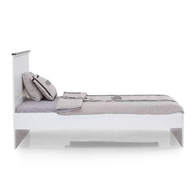 Oscar 120x200 Kids Single Bed - Anthracite/White - With 5-Year Warranty