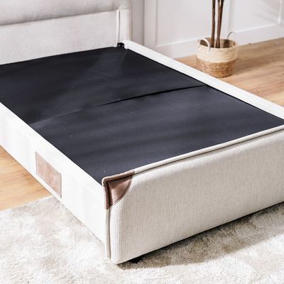 Adamantin 120x200 Single Bed - Beige - With 2-Year Warranty