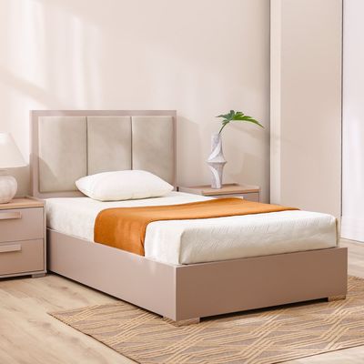 Cardano 120x200 Single Bed - Champagne - With 2-Year Warranty