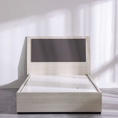 Pletora 120 X 200 Single Bed w/  LED Lights - Grey oak