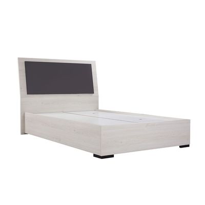 Pletora 120x200 Single Bed with LED Lights - Grey Oak - With 2-Year Warranty