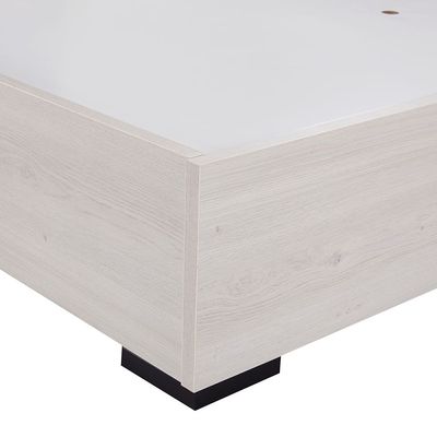 Pletora 120x200 Single Bed with LED Lights - Grey Oak - With 2-Year Warranty