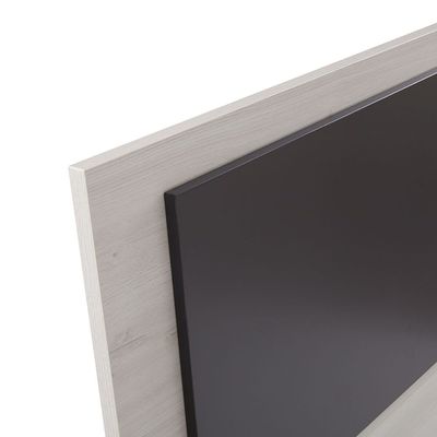 Pletora 120 X 200 Single Bed w/  LED Lights - Grey oak