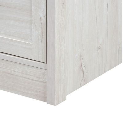 Cambridge 90X200 Bedroom Set-Oak & White Oak