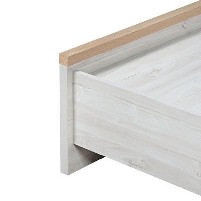 Cambridge 90X200 Bed-Oak & White Oak