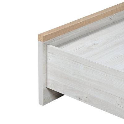 Cambridge 120X200 Bed-Oak & White Oak