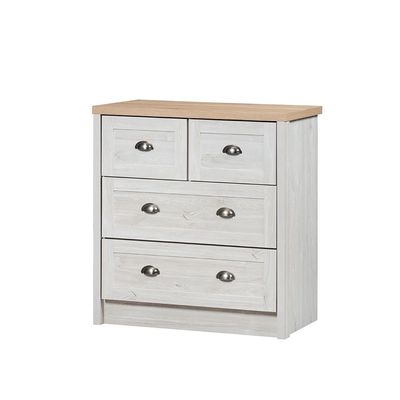 Cambridge 4-Drawers Young Dresser-Oak & White Oak