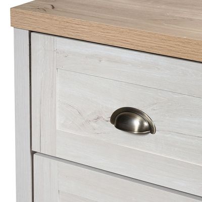 Cambridge 4-Drawers Young Dresser-Oak & White Oak