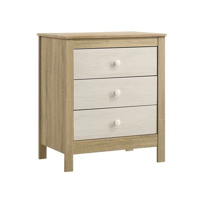 Kelly 120x200 Young Bedroom Set W/Headboard Storage-White Ash+Sonoma Oak