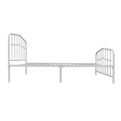 Bella Apex 90x200 Metal Single Bed-White