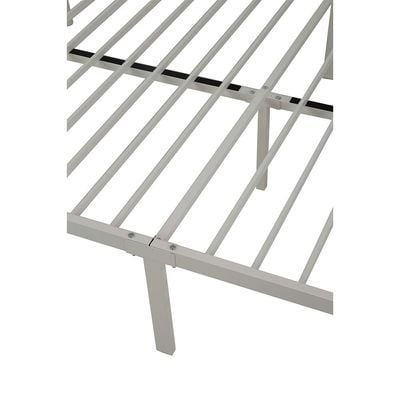 Bella Arrow 120x200 Metal Poster Bed-White